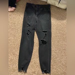 america eagle black jeans